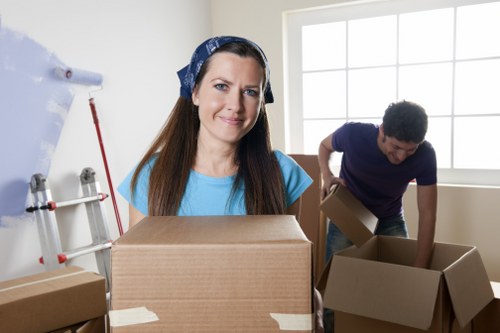 Family using self storage in Mazehill for household items